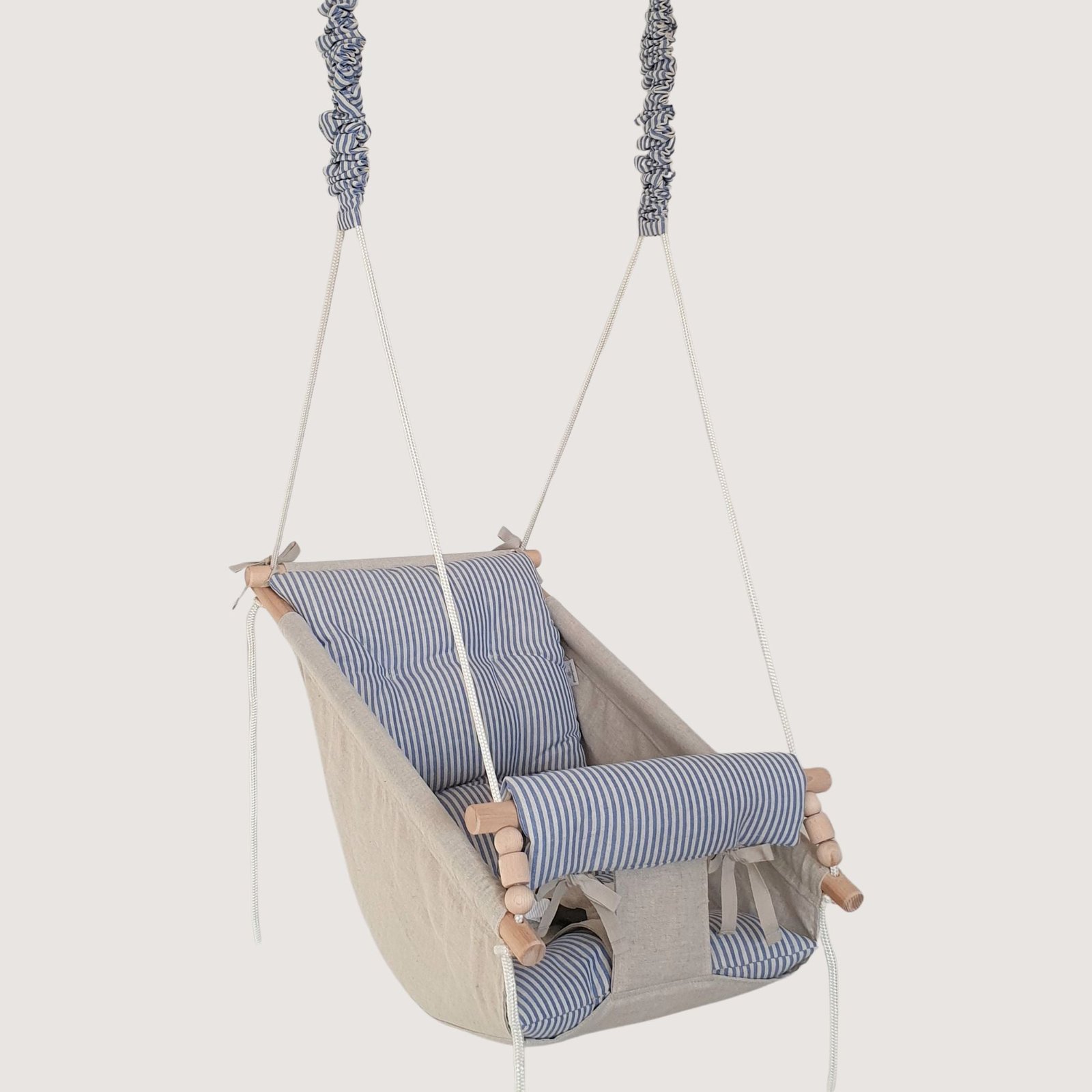 Baby Swing - Linen Hammock - Boho Kids Hammock - Baby Shower Gift - pumpurshop