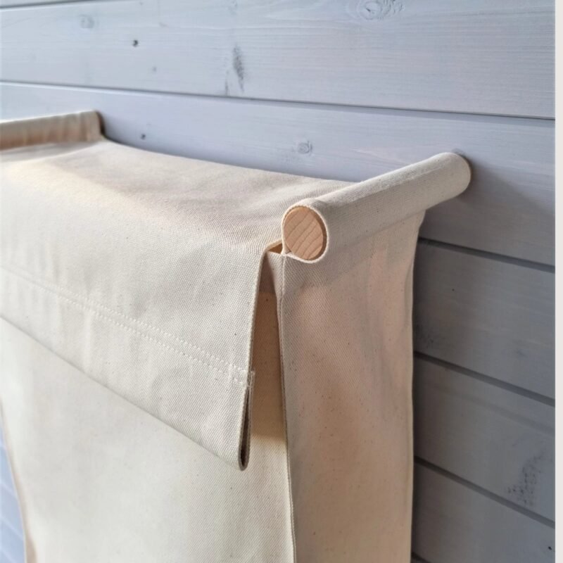 Hamper With Lid - Laundry Room Organizer - Wall Storage - pumpurshop