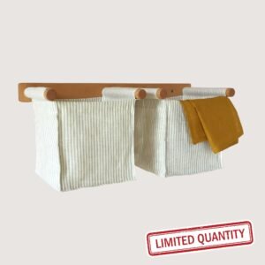 Handcrafted Storage Basket - Bathroom Organizer - pumpurshop