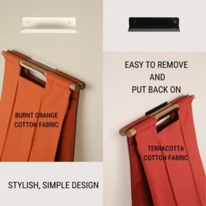 Wall Hanging Laundry Basket - Cotton Handmade - pumpurshop